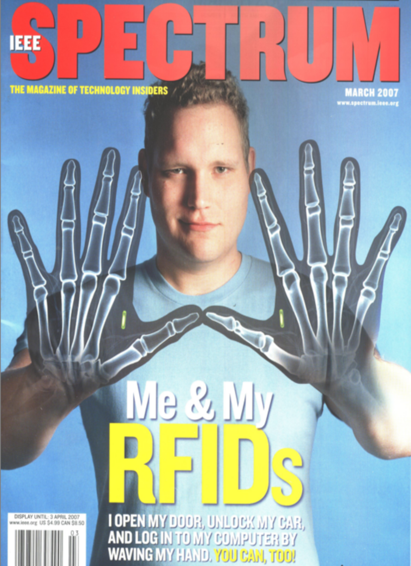 IEEE Spectrum Cover Story: 'Hands On'